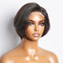 Maganda Rain Pixie Cut 4x4 Verschluss Naturschwarze Perücke